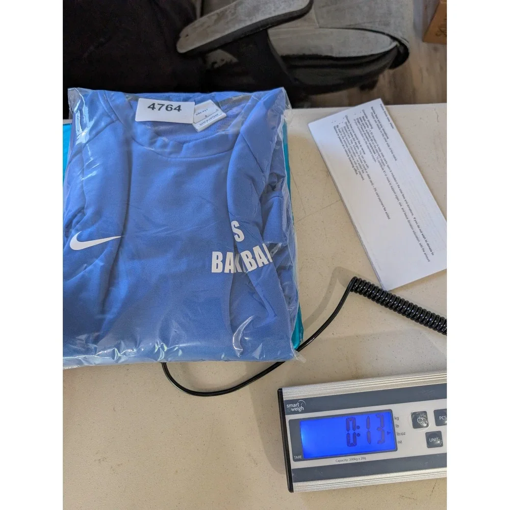 Nike Girls Basketball Pullover Sweatshirt Blue Large L Sports‎ Activewear